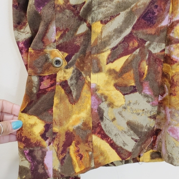 Christopher and banks Womens Multicolor 4 Pockets  jacket size M - Picture 10 of 12